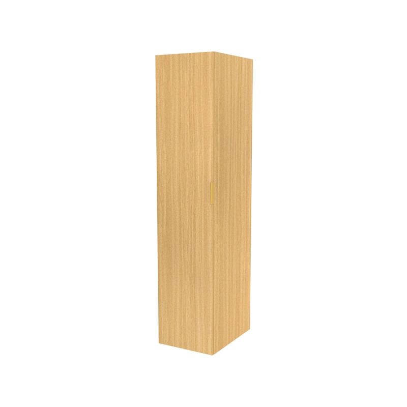 Lugna 2048 x 450 x 580mm Sand Double Hanging Left Hinged Door Storage Cabinet