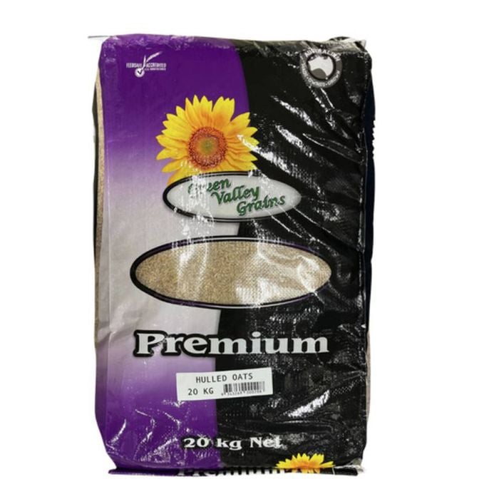 Green Valley Grains Oats Hulled For Canaries Finches & Budgies 20kg