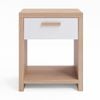 Oak Colour Wooden Bedside Table
