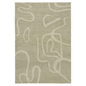 Loopsie-180cm X 120cm-nepou Olive Green Washable Rug