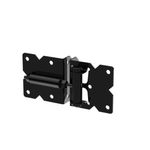 RapidFence Black PVC Gate Hinge Kit - Pair