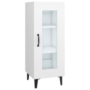 vidaXL Sideboard White Cupboard Cabinet Buffet Home Organiser