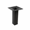 Adoored 25 x 25 x 100mm Black Square Tube Furniture Leg