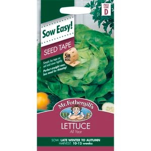 Mr Fothergill's Lettuce All Year Seed Tape