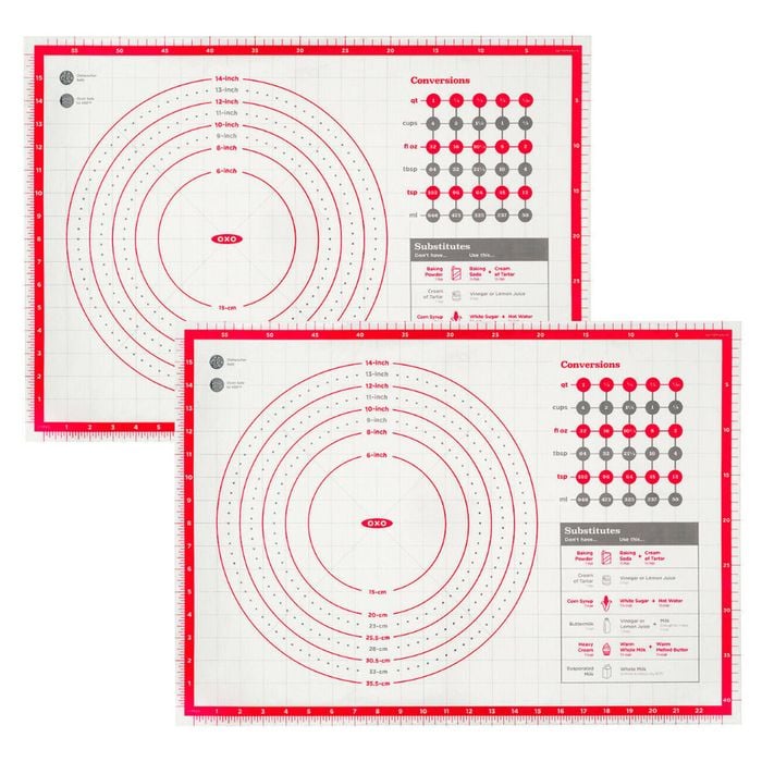 Oxo Good Grips Silicone Pastry Mat - Set Of 2
