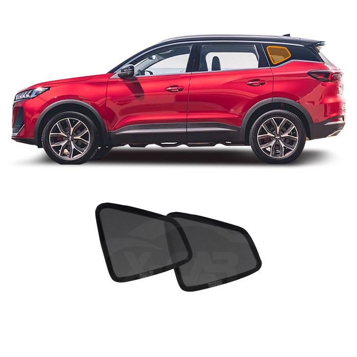 Port Window Sun Shade For Chery Tiggo 7 Pro 2023-onwards Uv Protection Car Sunshade Blind Mesh