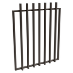 ProtectorAl 975 x 1200mm Black Aluminium Batten Pool Gate
