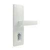 TRILOCK URBAN DOUBLE CYLINDER ENTRANCE LEVER SET WHITE