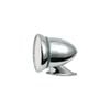 Classic Racing Mirror with Adjustable Head for MG Triumph Jaguar Mini, Chrome Finish, 95mm Mirror Head