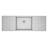 Sergio UBSH-1310DDL Urbane Handmade Single Sink with Double Drainer