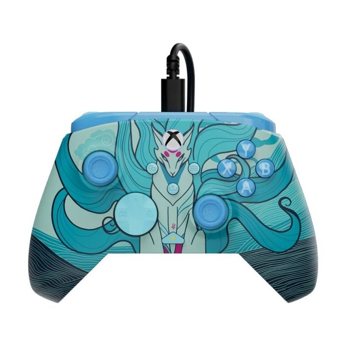 Turtle Beach Rematch Advanced Usb-c Wired Xbox Pc Gaming Controller Blue Kitsune