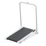 Advwin Incline Treadmill Under Desk Walking Pad White
