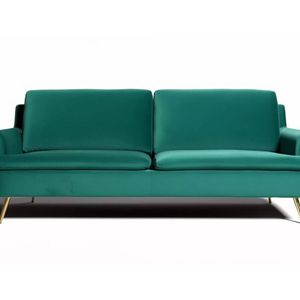 Gyllene Velvet Sofa Bed - Dark Green