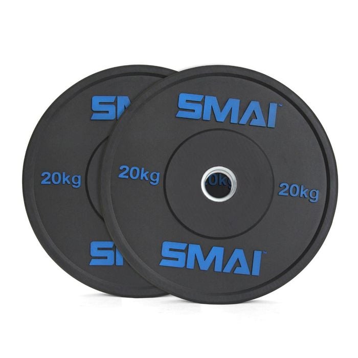 Smai Hd Bumper Plates (pair) - 20kg - Black