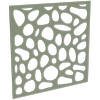ProtectorAl 300-1200 x 300-1200mm Pale Eucalypt Riverstone Unframed Solid Aluminium Decorative Panel