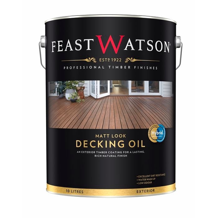Feast Watson 10L Natural Matt Look Decking Oil