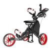 Caddytek Caddylite Ez-fold Pro 3-wheel Golf Buggy With Seat - Red