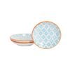 Nicola Spring Patterned Dipping Dishes - Small Bowls for Rice, Soy Sauce & Olive Oil, 10cm - Set of 3