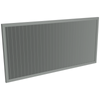 ProtectorAl 1001 - 2000 x 300 - 1000mm Palladium Silver Vertical 5mm Overlap Aluminium Welded Louver Panel
