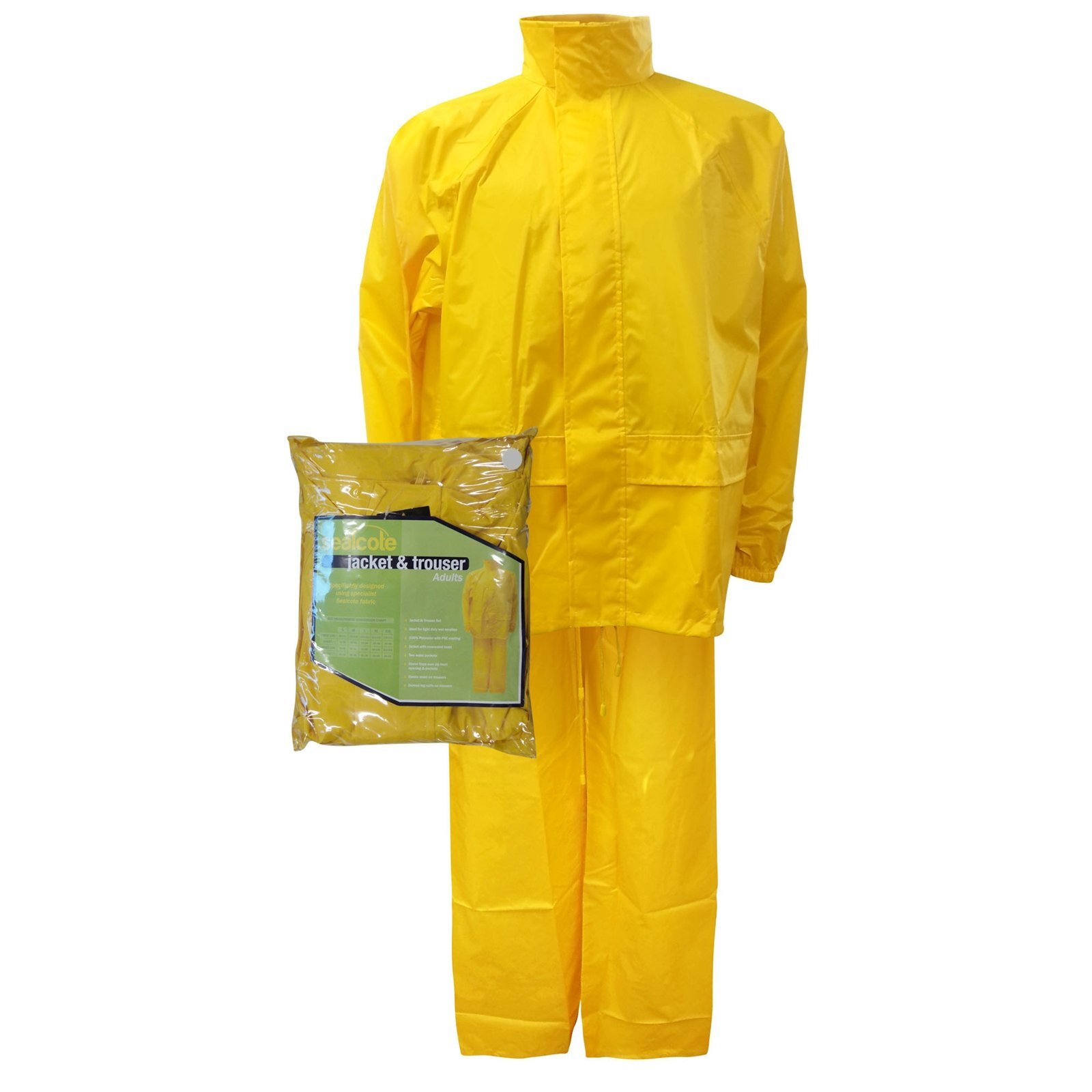 Sealcote Wet Weather Jacket Pants Size Medium Yellow Bunnings New Zealand