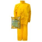 Sealcote Wet Weather Jacket & Pants Size Medium Yellow