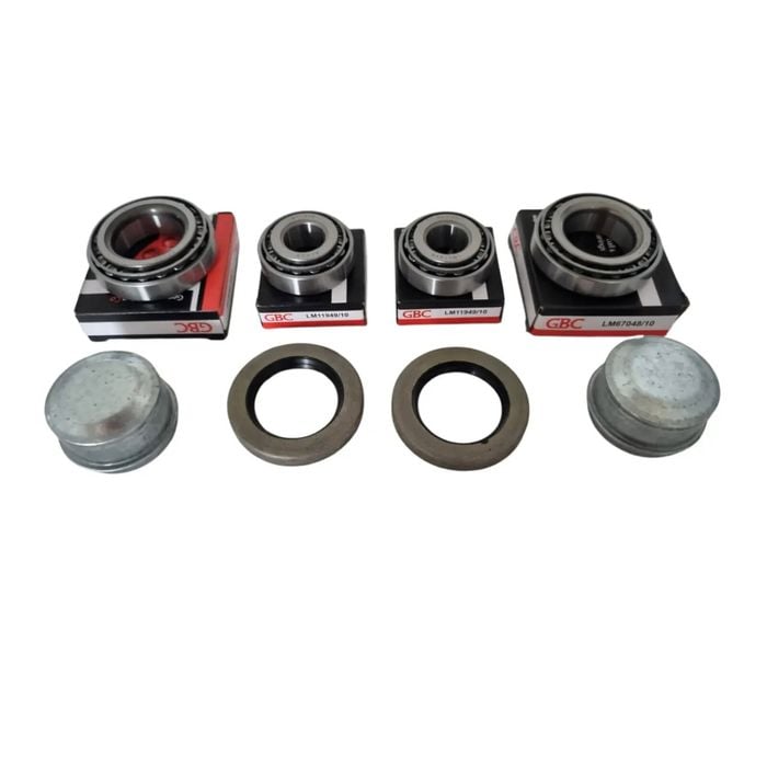 2x Standard Trailer Wheel Bearing Kits With Dustcaps To Suit Holden Axles. Lm67048 And Lm11949 - Bearing Kit | Wheel | Axles