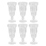 6PK Lemon & Lime 410ml Plastic Sundae Ice Cream Cup - Clear