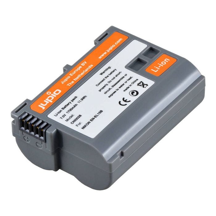 Jupio Li-Ion 7.0V 1700mAh Rechargeable Battery For Nikon EN-EL15B Camera