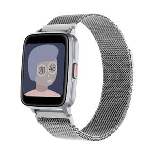 TODO Bluetooth Smart Watch Monitor Heart Rate Bpm Blood Pressure - Silver