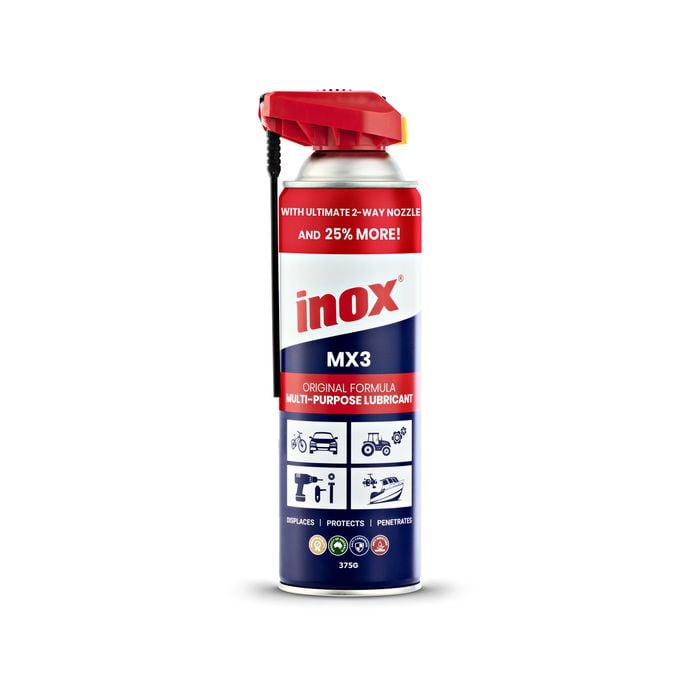 Inox 375g Aerosol Lubricant With 2 Way Straw 