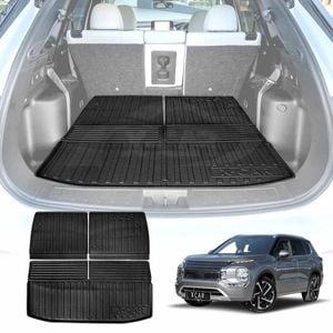 3 Pcs Boot Liner for Mitsubishi Outlander ZM Series 7 seater 2021-Onwards Cargo Trunk Mat Luggage