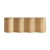 Jaya 215cm 4 Door Buffet Table Storage Unit Natural