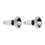 Shaw & Mason Chrome Plastic Wall Flange - Pair