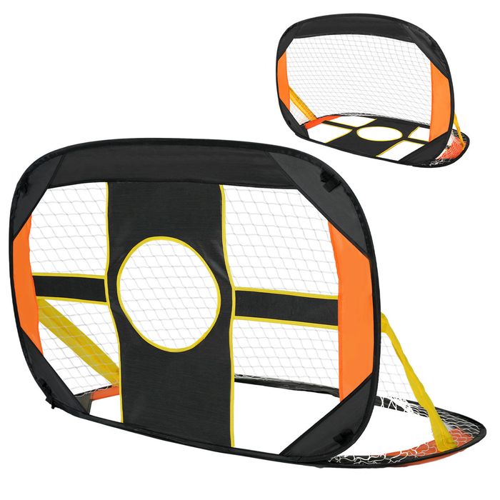 Advwin 2 in 1 Kids Soccer Goal Portable Training