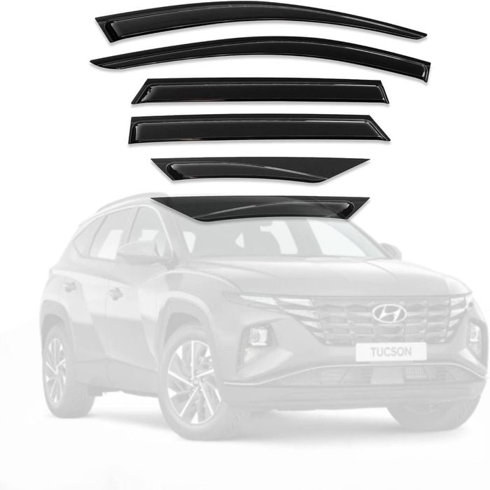 6-piece Weathershields For Hyundai Tucson 2021-2026