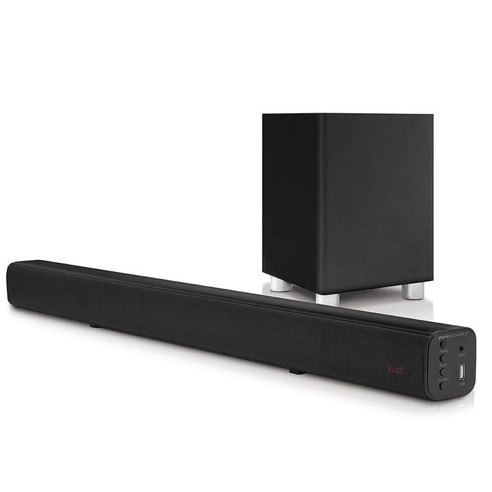 Pure Acoustics SBW-175 Bluetooth Sound-bar w/ Wireless Subwoofer