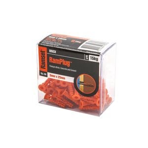 Ramset 5 x 25mm Anchor RamPlug - 50 Pack