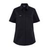 Citeco Size 12 Black Womens Short Sleeve Shirt