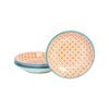 Nicola Spring Patterned Dipping Dishes - Small Bowls for Rice, Soy Sauce & Olive Oil, 10cm - Set of 3