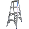 Indalex 1.2m 180kg Pro Series Industrial Aluminium Double Sided Step Ladder