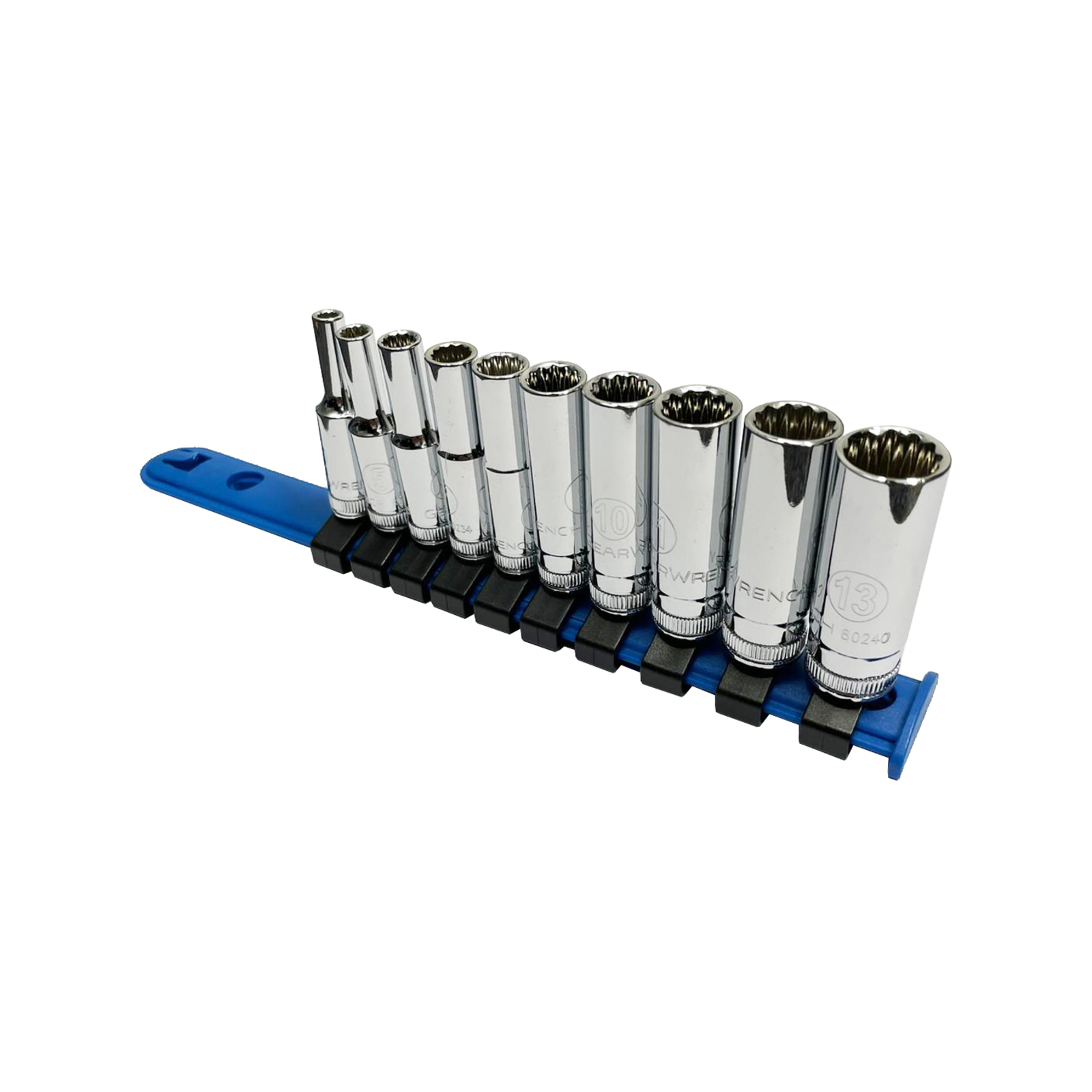 GEARWRENCH 10 Piece 1/4" Drive Metric Deep Socket Set