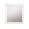 P&P 80x80cm Silver LED Bathroom Mirror With Backlit Anti-Fog Feature