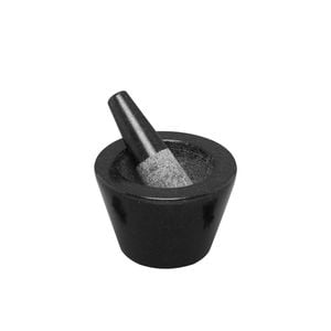Avanti Mini Conical Black Granite Mortar and Pestle 13cm