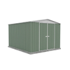 Absco Sheds 3.00m x 3.66m x 2.30m Pale Eucalypt Double Door Highlander Garden Shed 