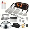 Flat Top Grill Accessories Stainless Steel Set