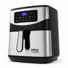 Kitchen Couture 12 Litre Air Fryer Multifunctional Lcd One Touch Display Silver