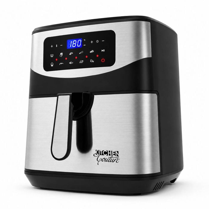 Kitchen Couture 12 Litre Air Fryer Multifunctional Lcd One Touch Display Silver