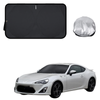 Front Windscreen Sun Shade for Toyota 86 2012 - 2021 - Standard 150 x 85 cm - Black