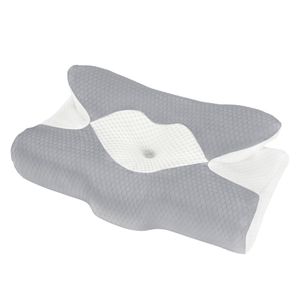 DreamZ Cervical Pillow Memory Foam Ergonomic Cooling Neck Pain Relief Grey