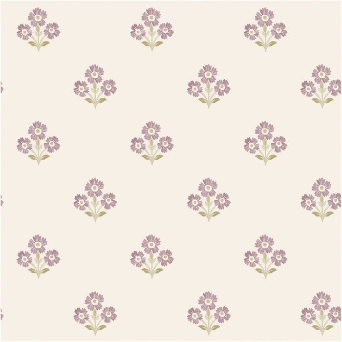 Mini Flowers Mulberry, Wallpaper 10.05m x 53cm Wallpaper Boutique